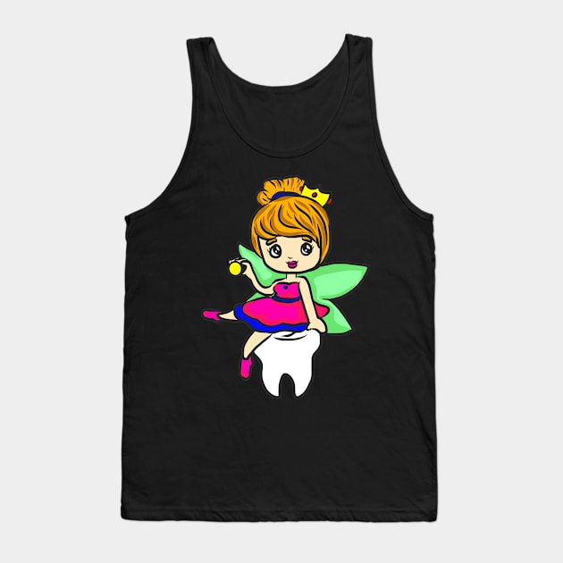 Mardi Gras Tooth Fairy Costume Original Gift Tank Top by KK-Royal